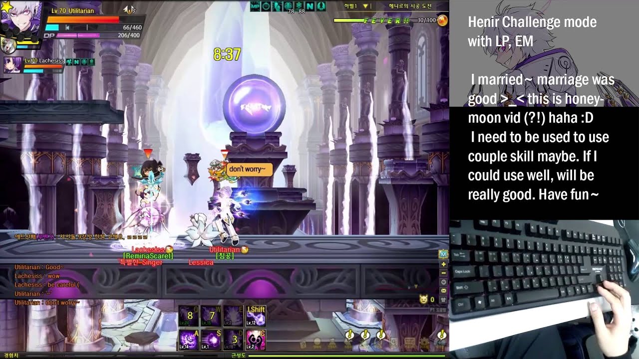 [Elsword KR] Henir : Time attack #40 (Lunatic Psyker, Elemental Master)