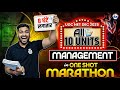 UGCNET Management Marathon 2025 Class | Paper 2 Management All 10 Unit Revision & Important Question