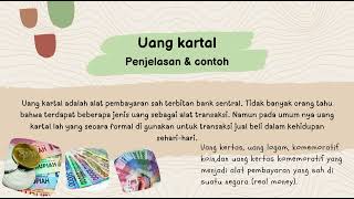 tugas ips tentang uang giral dan uang kartal