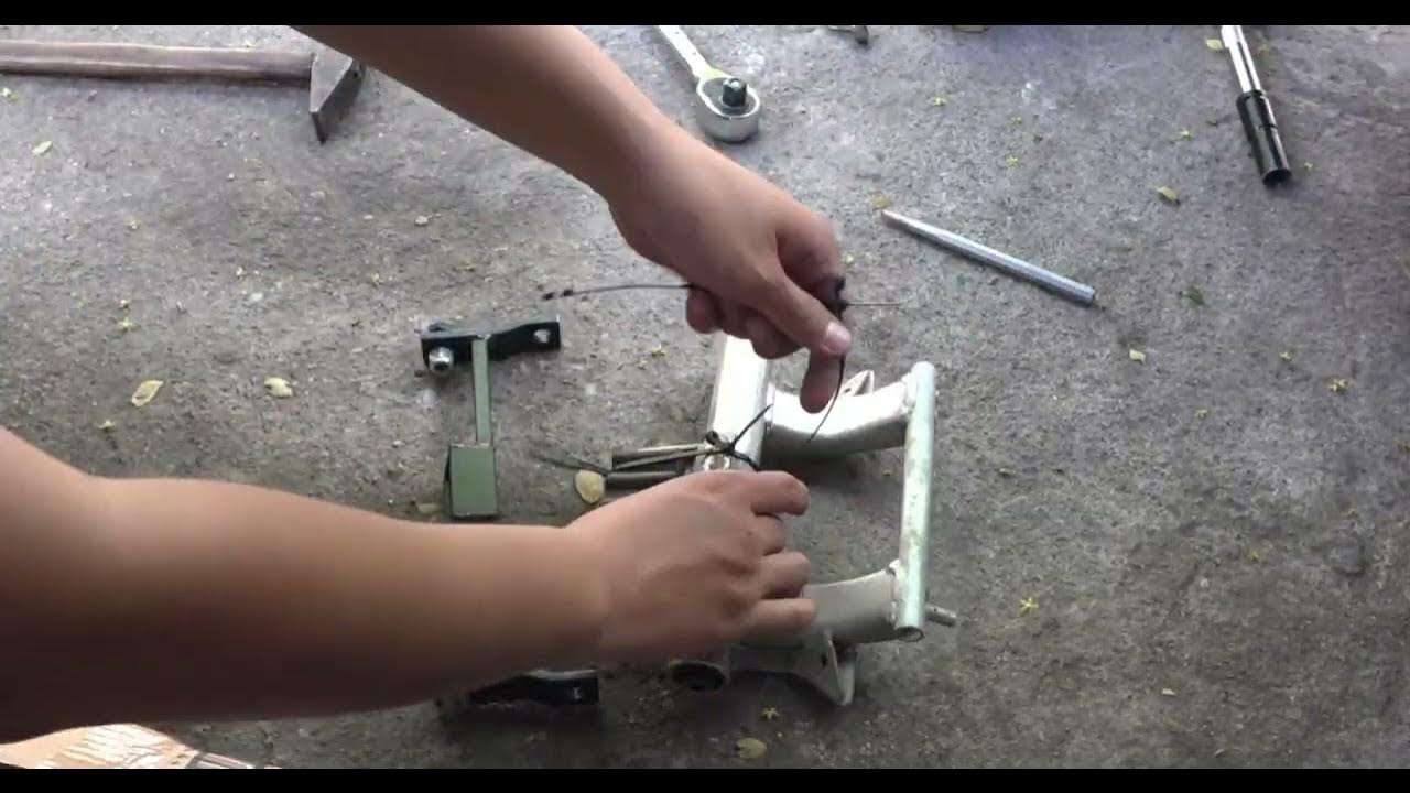 Installing Engine Support extension 2.5 Honda Click V3 Gawang Weslley