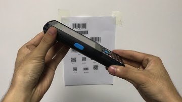 BQ-004 Android Handheld PDA 2D Honeywell Barcode/QR Code Test Video