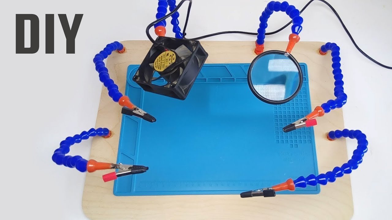 How to make third hand/DIY Soldering Station YouTube