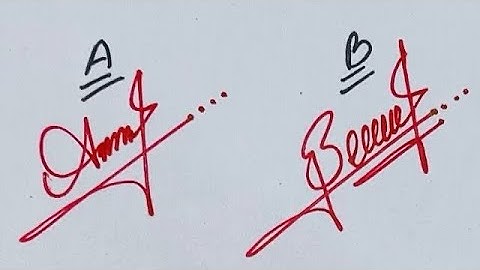 A to Z Signature Idea Latest | Signature of All Letters | Unique Signature Style | A to Z Autographs