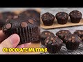 Super Soft &amp; Moist Homemade Chocolate Muffins!