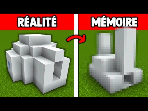 CONSTRUIRE de MÉMOIRE les STRUCTURES de MINECRAFT !