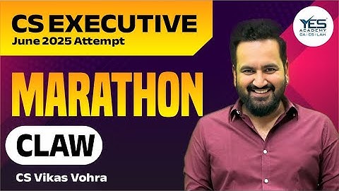 Company Law MARATHON for June 25 (Part 1) | CS Vikas Vohra