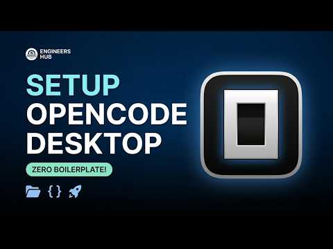 Setup OpenCode Desktop: Plan & Build Your First Project From Scratch