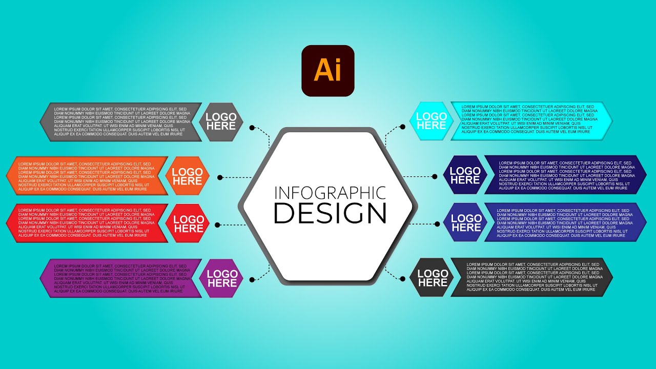 How to Make Infographic in Adobe Illustrator | Beginner to Pro 2.0