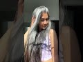 Letting my silver hair sparkle! #grayhair #silverhair #grombre #greyhairjourney #grayhairtransition
