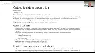 Categorical data preparation