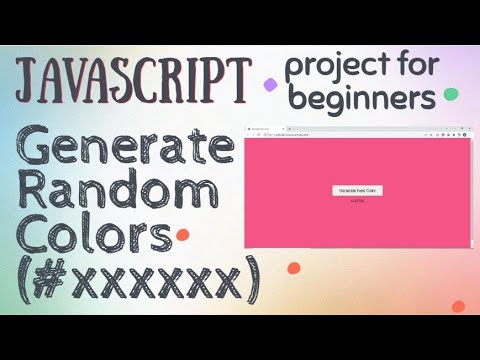 Generate a random colors in JavaScript | JavaScript projects for ...