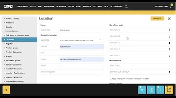 How to add a new retail location | Erply POS Back Office