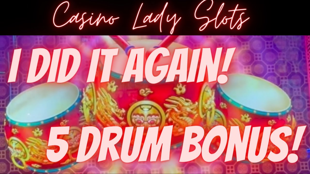 Another 5 Drum Bonus! Dancing Drums Prosperity Video Slots! YouTube
