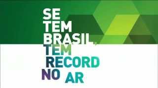 [HD] Vinheta Interprogramas Se tem Brasil, tem Record no ar (Verde)