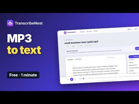 How to Convert MP3 to Text for Free (in About a Minute)en mp3 to text