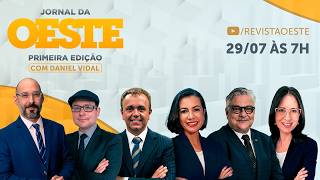PF CANCELA DEPOIMENTO DE FLÁVIO BOLSONARO SOBRE SUPOSTA CALÚNIA - JORNAL DA OESTE 1ª EDIÇÃO - 29/07