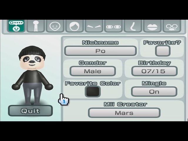 Po - Kung Fu Panda - Mii 672 - YouTube