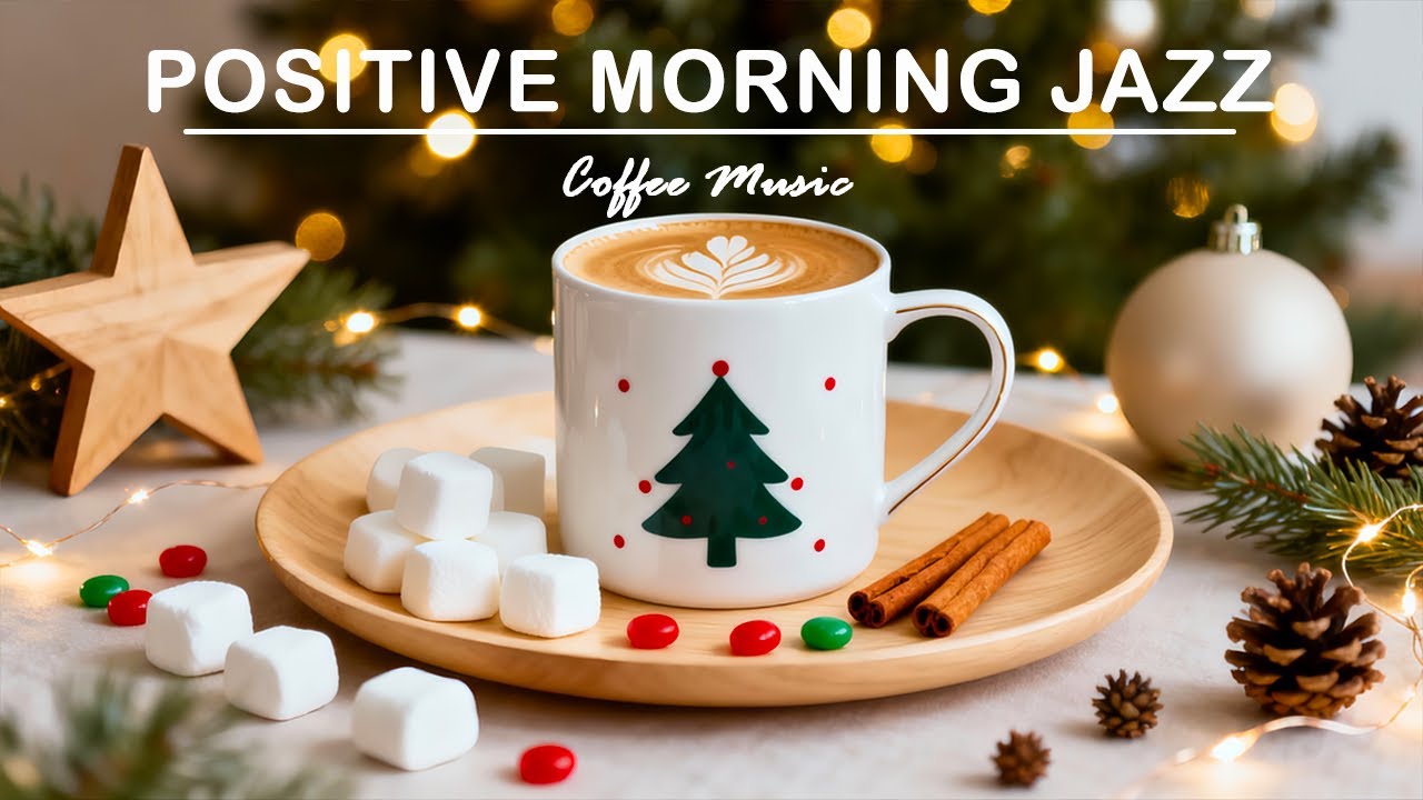 Cozy December Coffee Jazz ☕❄️ Warm Bossa Nova & Elegant Morning Cafe Music for Relaxation