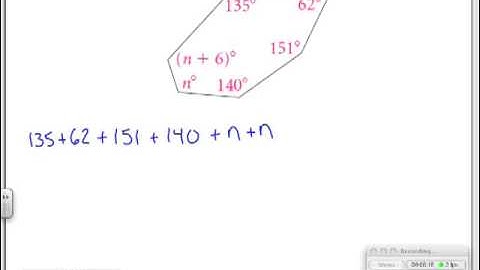 G 3-4 Missing Angle in Polygon