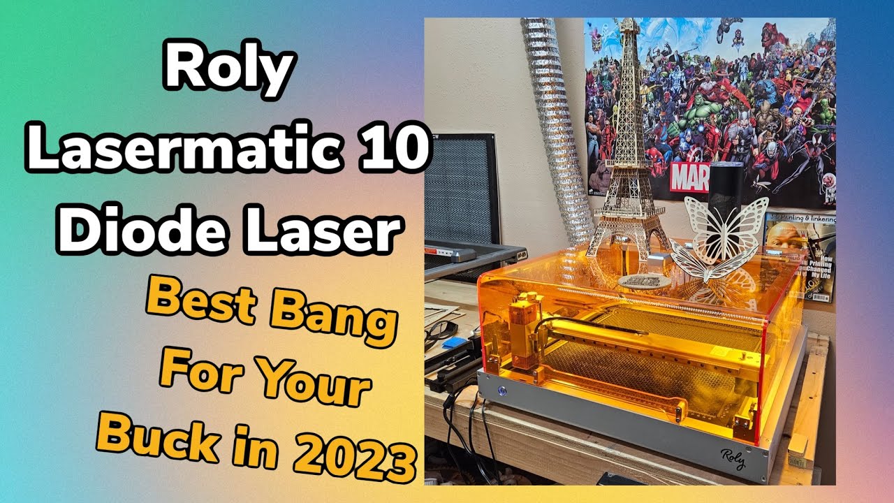 Roly LaserMATIC10 Diode Laser Best Diode Laser in 2023 Sale Now