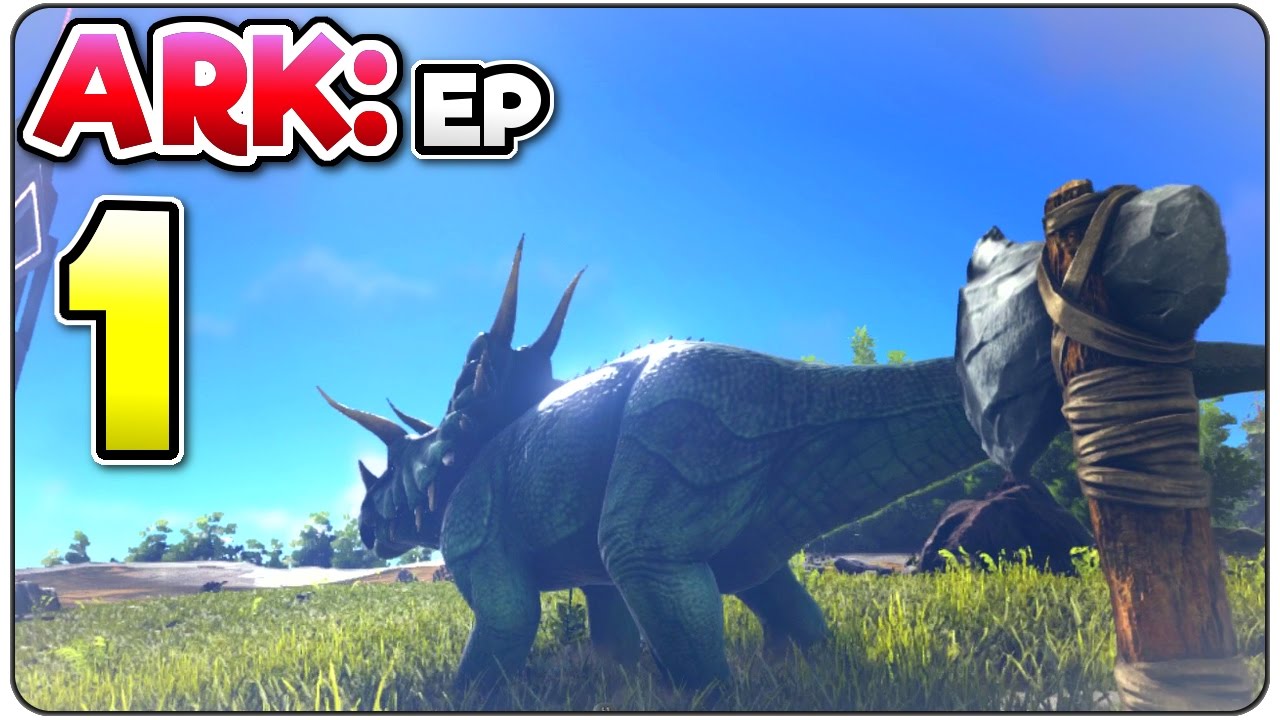 Ark: Survival Evolved PS4 1 A New Beginning - (Dinosaur Legends) Console Gameplay -
