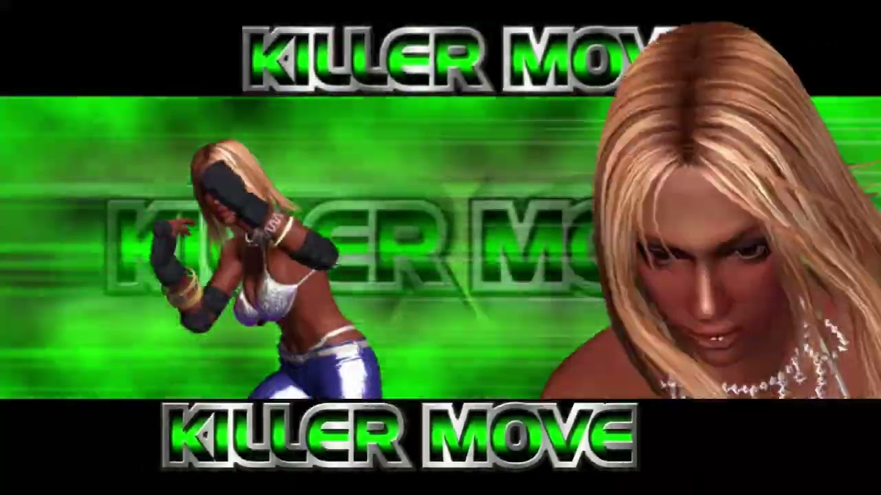 Rumble Roses: Reiko and Dixie vs Aisha and Benikage