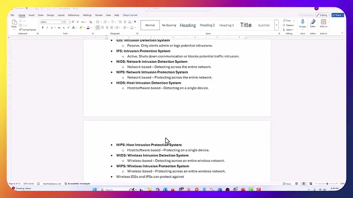 CIS189 Chapter 8 Video 4 EAP types Intrusion detection and Protocol filtering