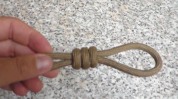 Comment faire une boucle au bout d'une corde ?
