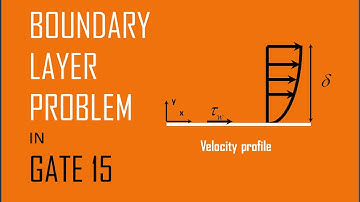 Boundary layer problem in GATE AE 2015