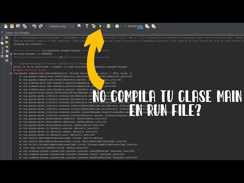 Solucion de Run file (no compila proyecto) de una clase main en Netbeans