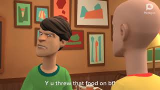 Caillou Misbehaves At Burger Kingthrows Food At Bfgrounded Requested By Grettel Alfaro Brenes