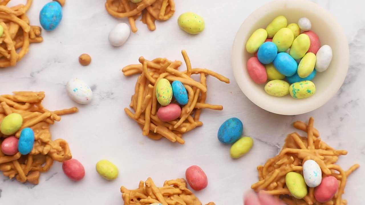 Haystack Nests Butterscotch Haystack Nests - YouTube
