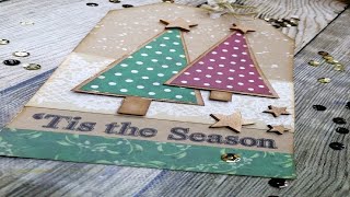 Świąteczna kartka/tag   #altairart #kartkaświąteczna #tag #christmascard