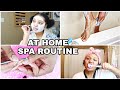 SPA NIGHT AT HOME DIY Pamper Routine | SHOWER ROUTINE: Haircare, Nails, Skincare, Oral Hygiene, More