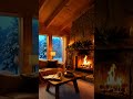 The ultimate cozy winter vibe ☕🔥 Snow & Piano Jazz #shorts