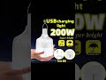Camping Light USB Rechargeable LED Emergency Lamp Price Now: USD 2.93 #homedecor  #aliexpress #fyp