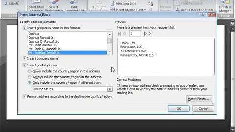 Microsoft Word 2007 ENG TB 07 12 Print a Mail Merge