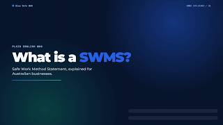 What is a SWMS Safe Work Method Statements Explained for Australian Businesses