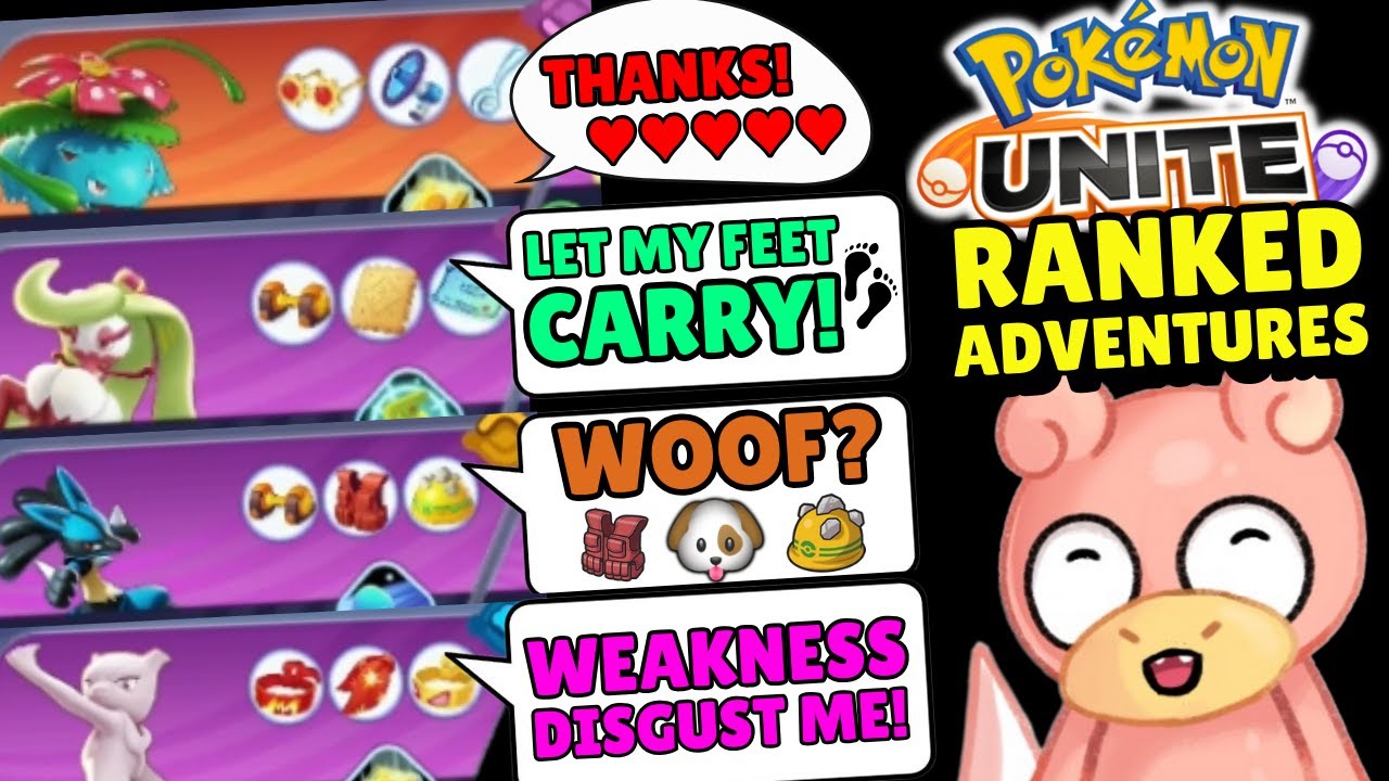 THE MOST FUN WAY TO PLAY RANKED IN POKEMON UNITE (SOLO Q)