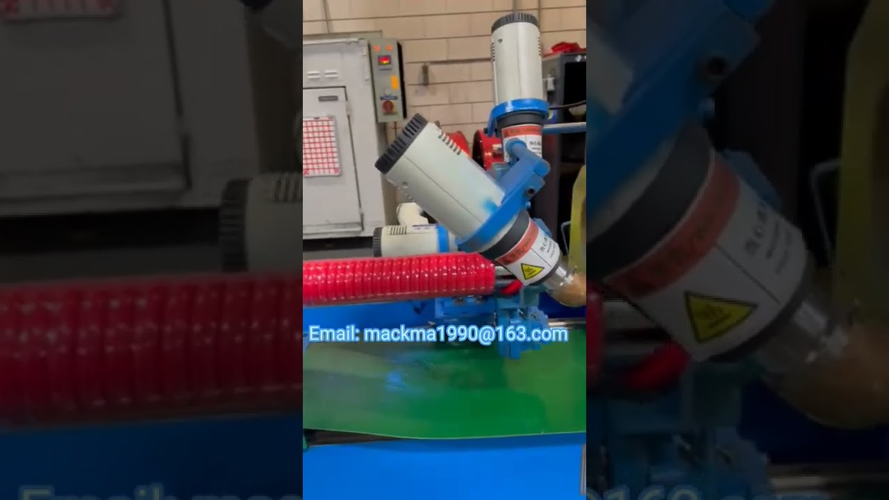 Automatic tube spiral hose coiling machine in customer factory YouTube