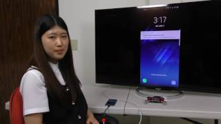 Connect the samsung galaxy s8 to big screen with slimport usb-c hdmi
adapter. in this video, we show how you can use give...