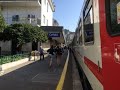 Riding the Intercity in Sicily from Cefalù to Messina