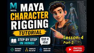 Part 2   Apply constraints to toe joints for smooth bending, create control curves using MEL script,