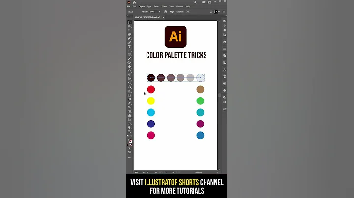 Color Palette Tricks In Illustrator #shorts - DayDayNews