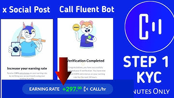 CallFluent Twitter Verification Kyc | CallFluent Twitter Verification| Ice Network
