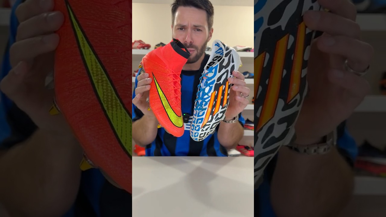 Messi vs Cristiano Ronaldo football boots from EVERY YEAR - Part 1