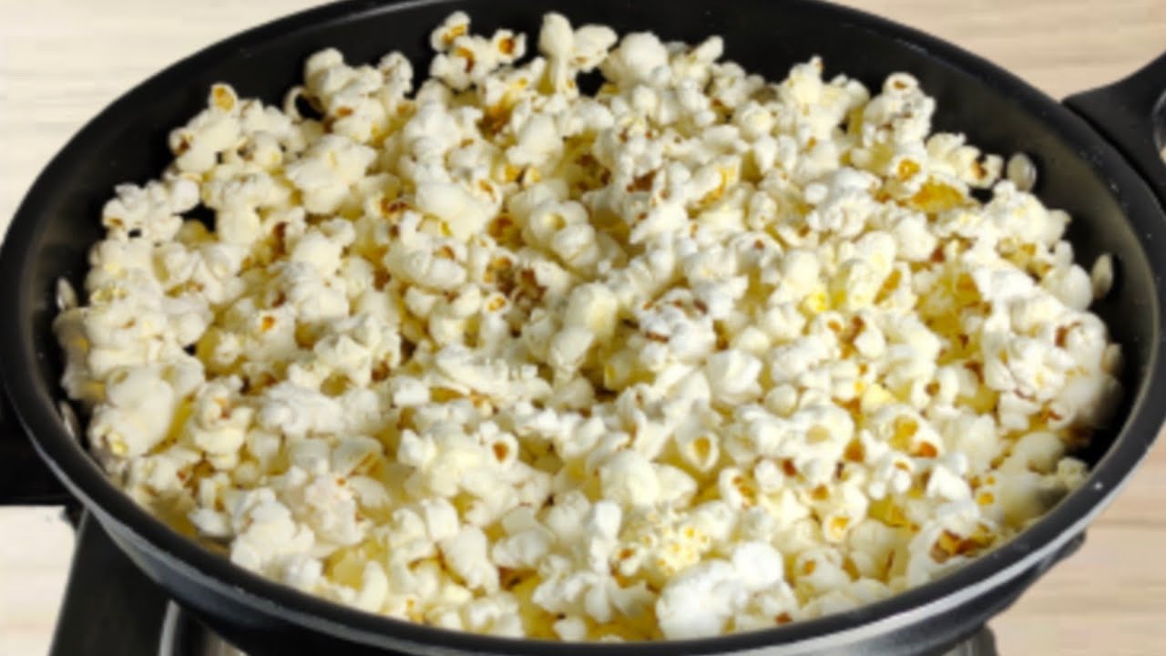 Popcorn recipe homemade popcorn in 3 minutes Crispy Popcorn without
