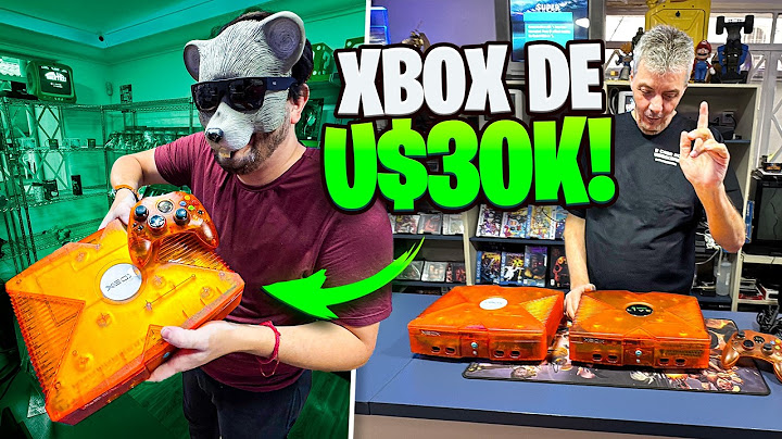 O LENDÁRIO XBOX LARANJA DE 30 MIL DÓLARES!
