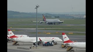 FAT087880 Take-off Asiana Cargo Boeing 747 HL7436 Vienna Start Flughafen Wien ?? ??? ???? ...