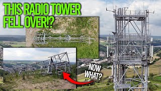 Why Did This Cell Tower Fall Over A British Telecom Microwave Site Tour